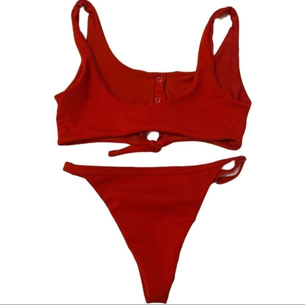 Red Cheeky Bikini - Picture 3 of 4